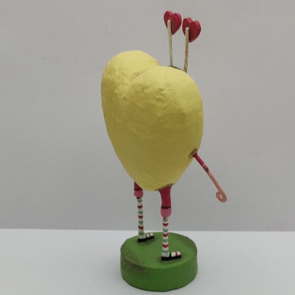 Lori Mitchell Valentine Soul Mate Yellow Conversation Heart - Picture 4 of 6